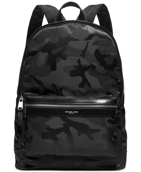 michael michael kors men's kent camo backpack|Michael Kors Kent Camo Nylon Backpack .